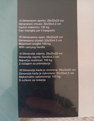Sgabello pieghevole 