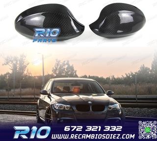 CARCASAS ESPEJOS RETROVISORES BMW E90 E91 CARBONO LOOK M