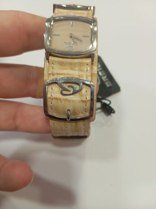 Reloj Breil Mujer Beige y Plateado