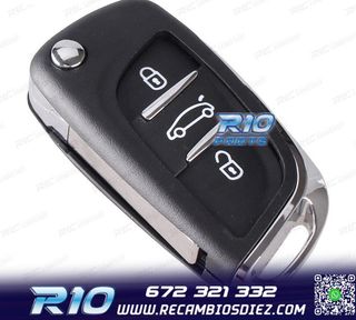 LLAVE COMPLETA PARA CITROEN C2 C4 C5 3 BOTONES