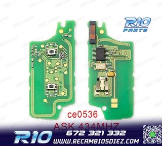 LLAVE COMPLETA PARA CITROEN C2 C4 C5 3 BOTONES