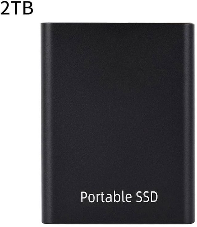 Ailan Disco Duro SSD Portátil Negro