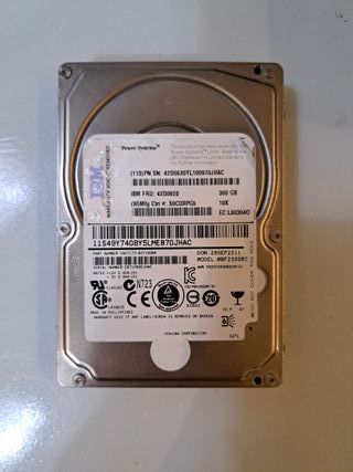 Disco Duro IBM 300GB SAS 10K RPM