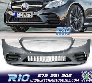 PARAGOLPES DELANTERO MERCEDES CLASE C W205 18-21 LOOK AMG