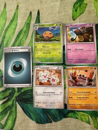 Lote Cartas Pokémon: Dottler, Yamask, Spinda, Zekr