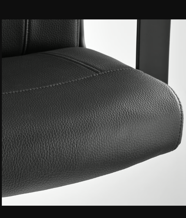 Silla de escritorio giratoria negra MILLBERGET Ike