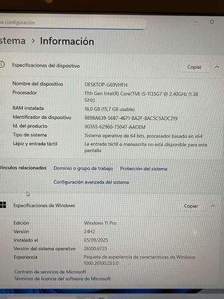 Portátil Dell Latitude 3520 Negro + Cargador 