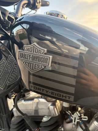 Harley Davidson Forty Eight Negra