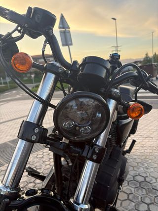 Harley Davidson Forty Eight Negra