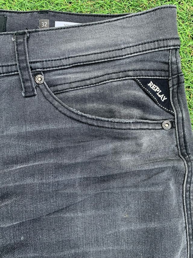 Tejanos Replay negro gastado