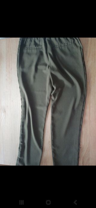 Pantalón mujer talla 40 verde oliva