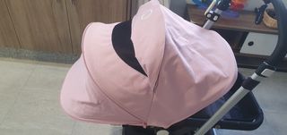 Capota Bugaboo Rosa Extensible Ventilada