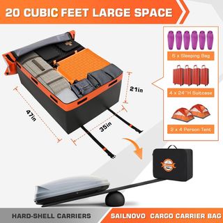 Cofre Techo Sailnovo 580L Impermeable