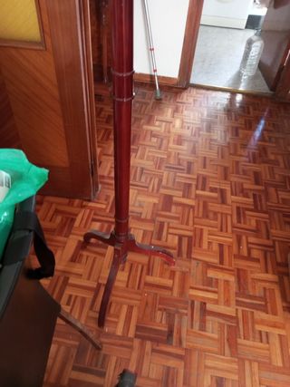 Perchero de pie madera y metal