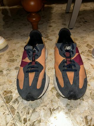 Scarpe New Balance 327 Grigio Arancio