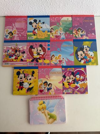 Libretas Disney y princesas 