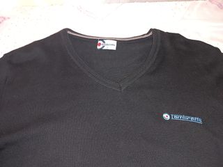 Jersey Lambretta cuello pico lana talla L