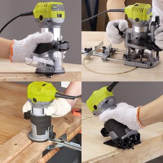 Fresadora eléctrica para madera DEWINNER 710 W