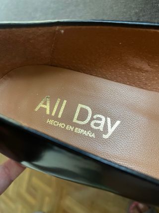 Zapatos All Day Piel Negro Talla 38