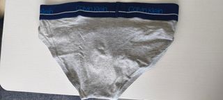 Calvin Klein Slip Gris y Azul