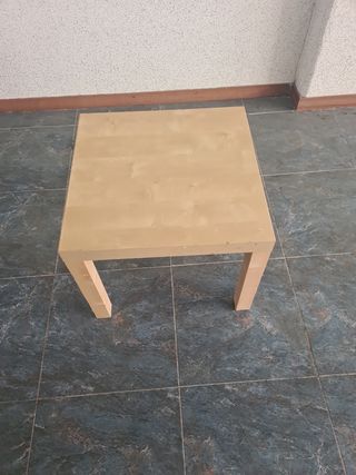 Mesa de centro Ikea madera clara