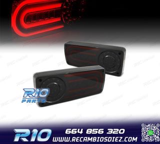 PILOTOS PARA MERCEDES CLASE G W463 LIGHT BAR FONDO CROMO AHU