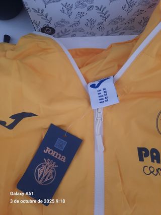 Chubasquero Joma Villarreal Talla M