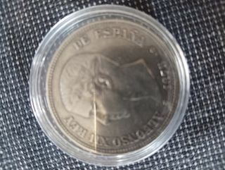 Moneda Alfonso XII 1875 España