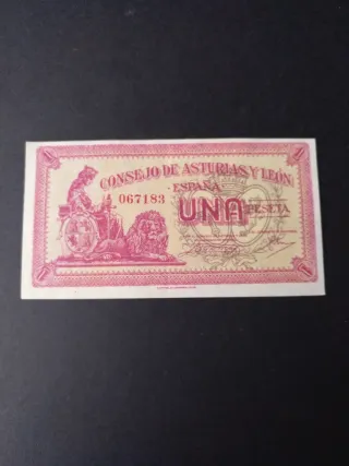  Asturias y León 1 Pesetas.