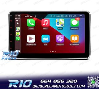RADIO NAVEGADOR 2DIN 10" HD TÁCTIL BLUETOOTH USB SD