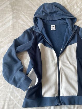 Chándal niño Nike original azul y blanco.
