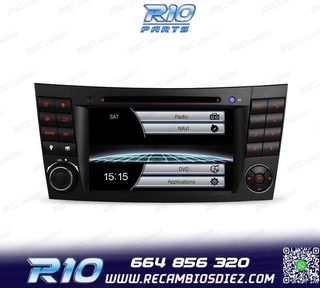 RADIO NAVEGADOR 7" PARA MERCEDES CL. E W211 CLS W219 USB GPS