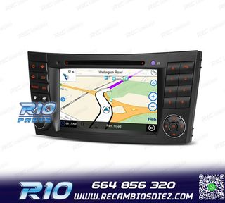 RADIO NAVEGADOR 7" PARA MERCEDES CL. E W211 CLS W219 USB GPS