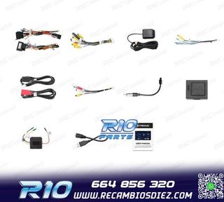 RADIO GPS ANDROID 12 PARA VOLKSWAGEN VW GOLF POLO PASSAT CAD