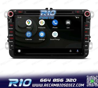 RADIO GPS ANDROID 12 PARA VOLKSWAGEN VW GOLF POLO PASSAT CAD