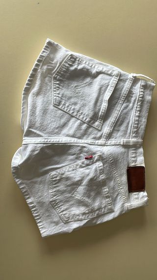 Levi's 501 Shorts Vaqueros Blancos