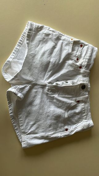 Levi's 501 Shorts Vaqueros Blancos