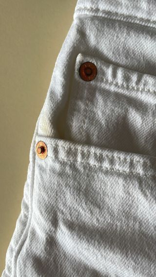 Levi's 501 Shorts Vaqueros Blancos