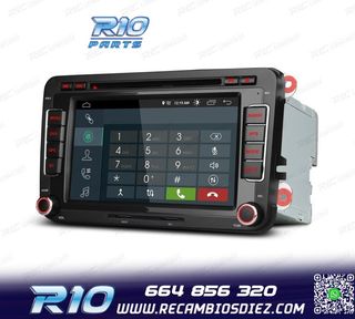 RADIO GPS ANDROID 13 PARA VOLKSWAGEN VW SEAT SKODA TOURAN 7"