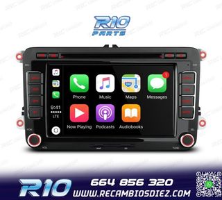 RADIO GPS ANDROID 13 PARA VOLKSWAGEN VW SEAT SKODA TOURAN 7"
