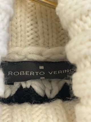 Jersey Roberto Verino cuello alto rayas