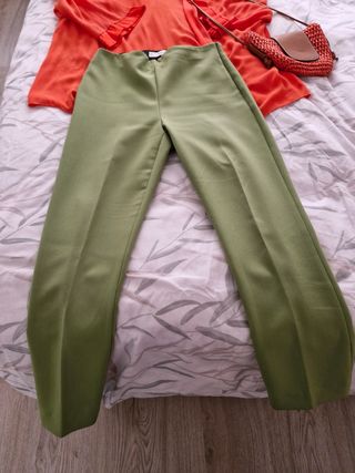 Conjunto chaqueta y pantalón + bolso