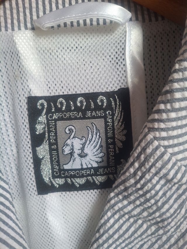 Americana CAPPOPERA Jeans Azul/Blanco