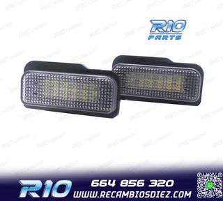 LUCES DE MATRÍCULA LED PARA MERCEDES CLASE C W203 2001-2007