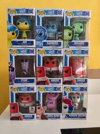 Pack 5 Figuras Funko Pop Del Reves