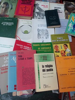Lote de 25 libros de lectura religiosa 