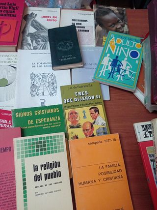 Lote de 25 libros de lectura religiosa 