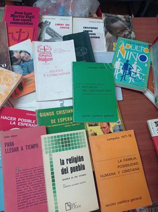 Lote de 25 libros de lectura religiosa 