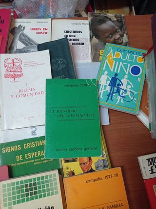 Lote de 25 libros de lectura religiosa 