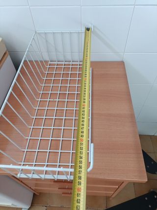 Cestillo para congelador blanco